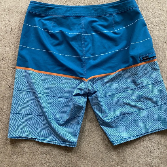 O'NEILL Men's No-Tie-Fly Hyperfreak Hydro Swim Boardshorts-size 31 - Picture 3 of 5